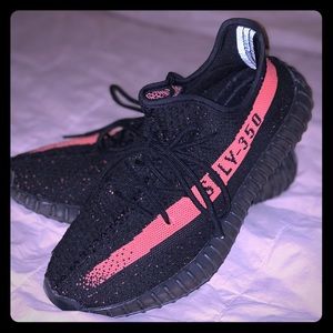 Yeezy black and red SPLY-350